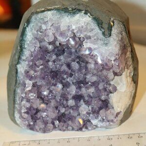 Raw Amethyst, Cathedral Amethyst, Geode Clter, perfect for anxiety relie